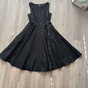 Ted Baker Black A-Line Midi Dress